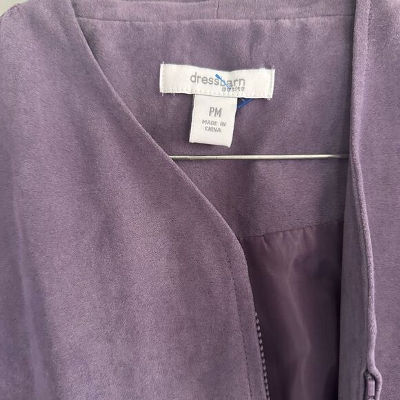 DressBarn Women Purple Jacket - Picture 8 of 9